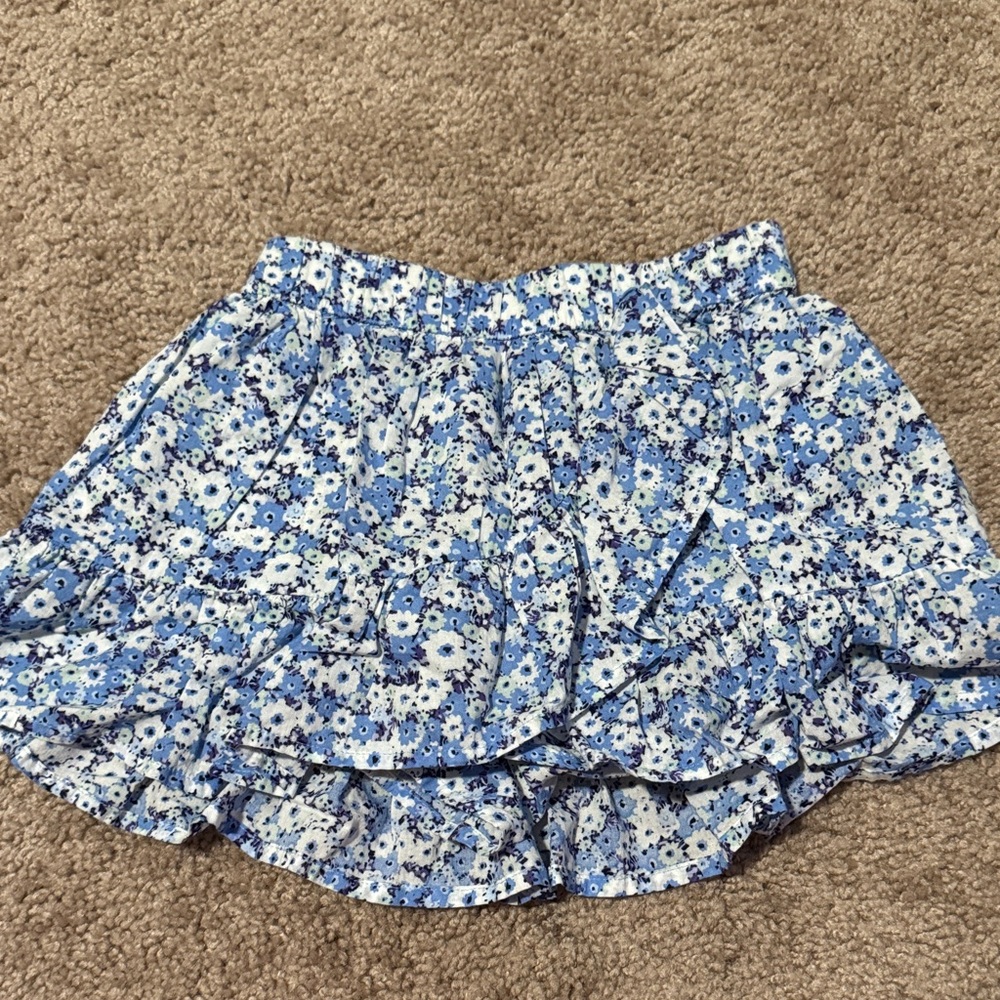 💜 3 for $10 GAP Blue and White Floral Skirt